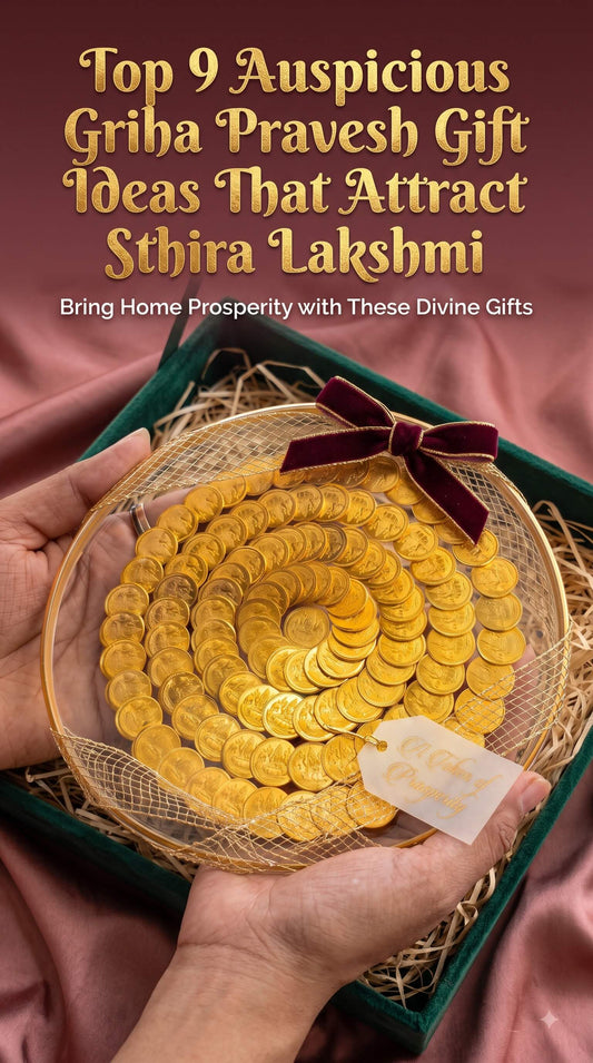 Lakshmi Peeta presented as an auspicious Griha Pravesh gift idea to attract Sthira Lakshmi in new homes