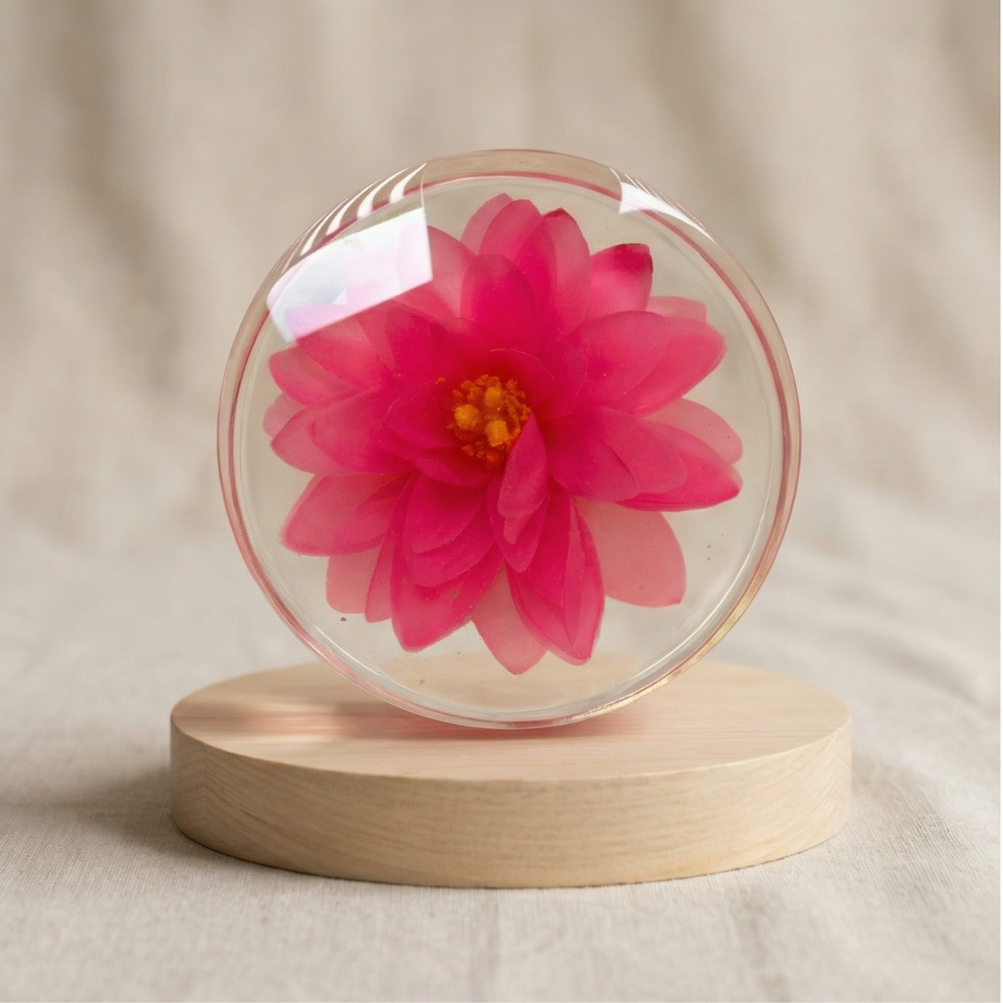 Lakshmi Kamala – Handcrafted Lotus Stand for Lakshmi Idols